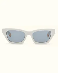 Furla Sunglasses Occhiali Da Sole Marshmallow Bianco Acetato Donna Bianco