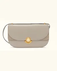 Furla Sfera Borsa A Tracolla Vaniglia Beige Pelle Di Vitello Morbida + Camoscio Donna Beige