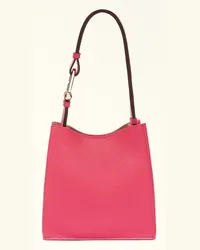 Furla Nuvola Borsa A Secchiello Pop Pink Fucsia Pelle Di Vitello Granata Donna Fucsia