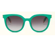 Furla Sunglasses Sfu625 Occhiali Da Sole Jolly Green Verde Acetato Donna Verde
