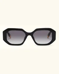 Furla Sunglasses Occhiali Da Sole Nero Nero Acetato Donna Nero