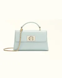 Furla 1927 Borsa Mini Laguna Blu Pelle Stampata Donna Blu