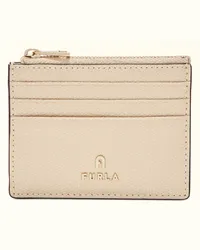 Furla Camelia Porta Carte Di Credito Ballerina I Rosa Pelle Stampata Donna Rosa