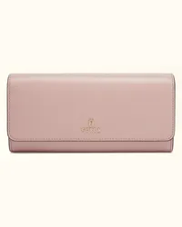 Furla Camelia Portafoglio Continental Alba Rosa Pelle Stampata Donna Rosa