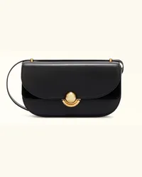 Furla Sfera Borsa A Tracolla Nero Nero Pelle Di Vitello Morbida + Camoscio Donna Nero