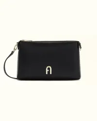 Furla Diamante Borsa Mini Nero Nero Pelle Di Vitello Morbida Donna Nero