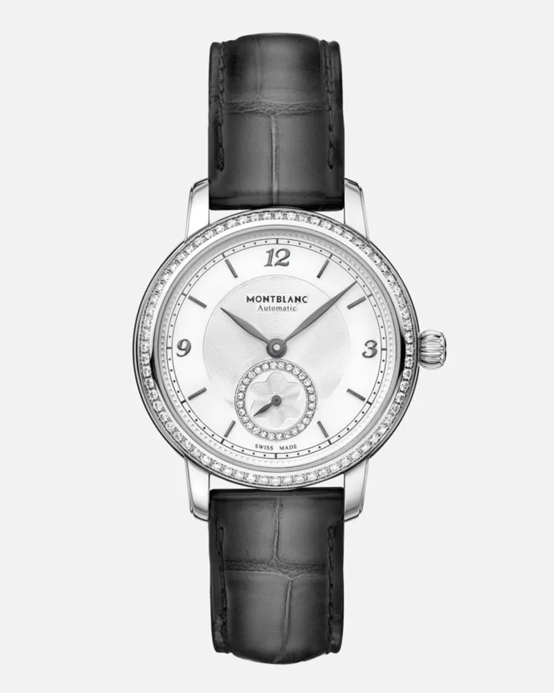 Montblanc Montblanc Star Legacy Small Second - 32 Mm - Orologi Da Polso - Argento Argento