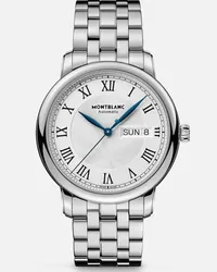 Montblanc Montblanc Star Legacy Automatic Day & Date 39 Mm - Orologi Da Polso - Argento Argento