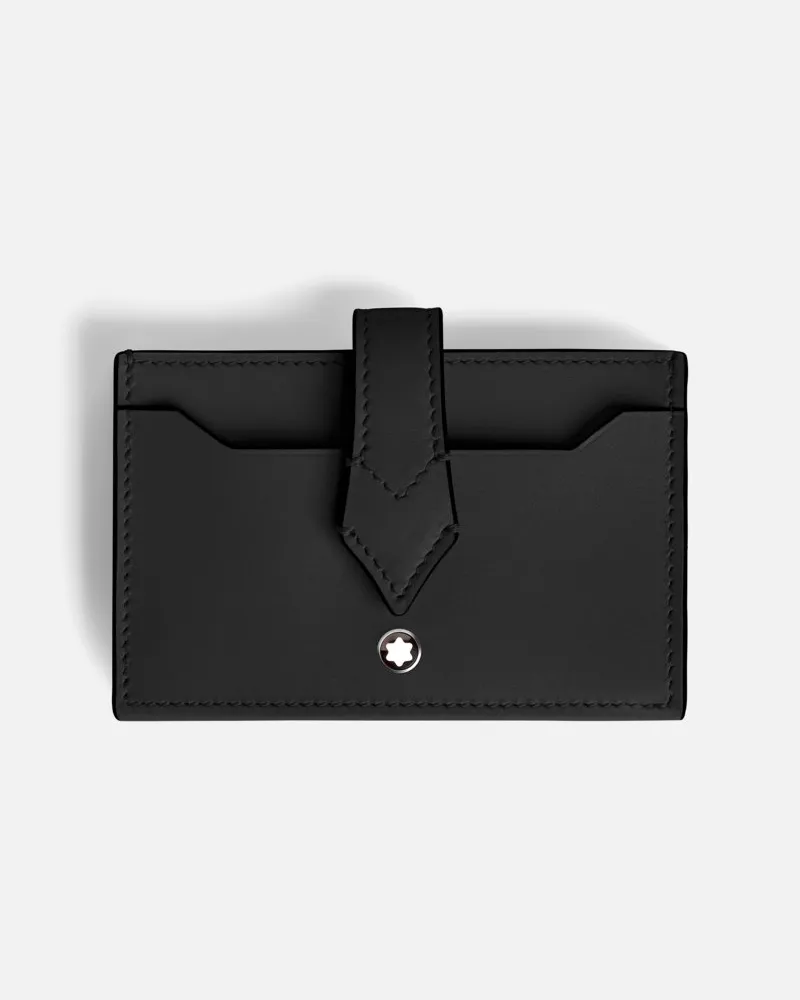Montblanc Porta Carte 5 Scomparti Meisterstück - Custodie Carte - Nero Nero