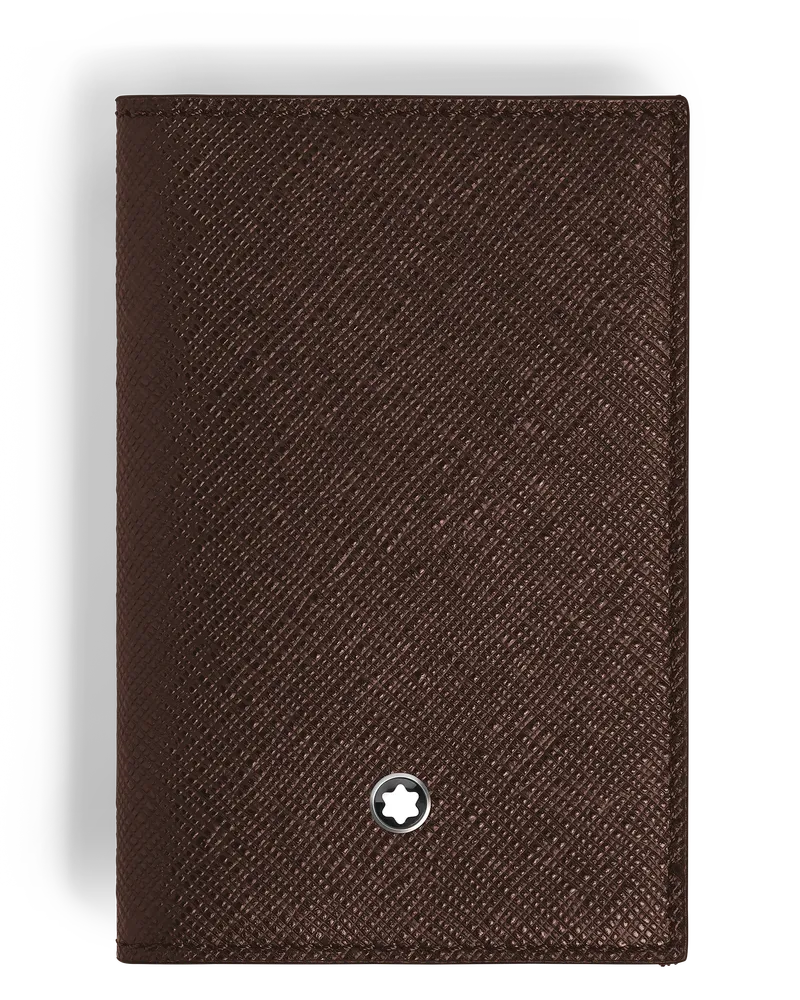 Montblanc Portacarte 2 Tasche in Pelle Sartorial - Ebony colour - Pellame - MB223043 - Porta Carte Ebony