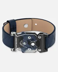 Montblanc Bracciale Con Chiusura M_lock Collezione Montblanc Extreme 3.0 Blu Inchiostro - Bracciali 