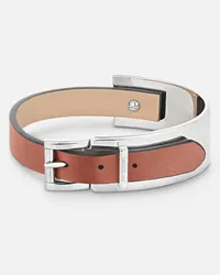 Montblanc Bracciale Wrap Me, Misura Regolabile - Bracciali - Marrone Marrone