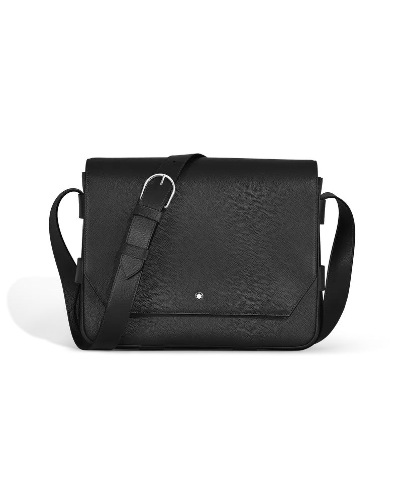 Montblanc Borsa Messenger Cintura in Pelle Sartorial - Nero - Pellame - MB221578 - Portadocumenti Nero