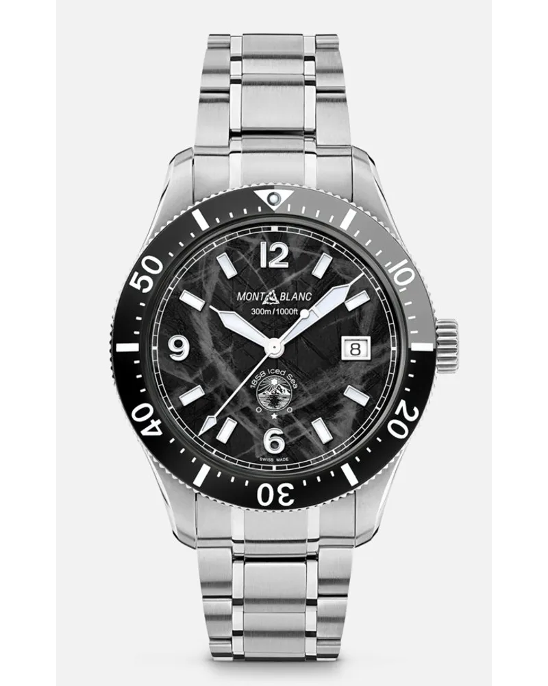 Montblanc Montblanc Iced Sea Automatic Date - Orologi Da Polso - Nero Nero