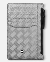 Montblanc Porta Carte 8 Scomparti Extreme 3.0, Tasca Con Cerniera - Custodie Carte - Argento Argento