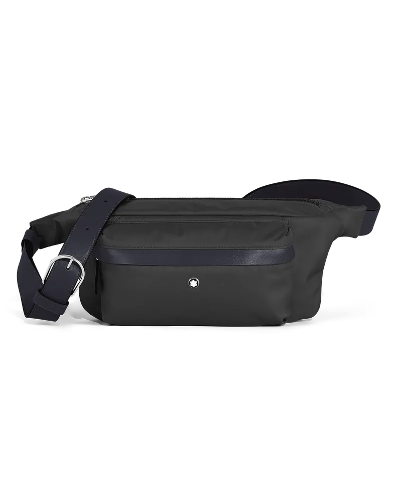 Montblanc Marsupio Montblanc Panorama - Nero - Tessuto e Pelle - MB222899 - Marsupi Nero