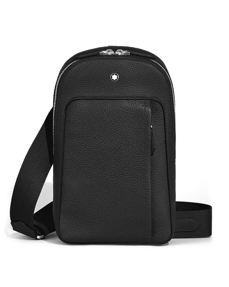 Montblanc Borsa Monospalla Media Montblanc Companion - Nero - Pellame - MB222885 - Borse A Tracolla Nero