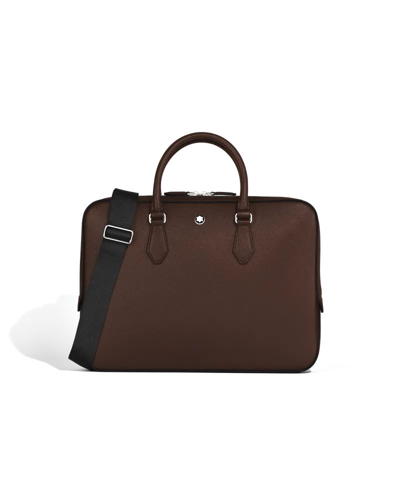 Montblanc Portadocumenti Sottile in Pelle Sartorial - Ebony colour - Pellame - MB222921 - Portadocumenti Ebony