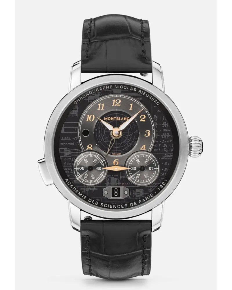 Montblanc Montblanc Star Legacy Nicolas Rieussec Chronograph 43 Mm Meisterstück 100 Years Edizione Limitata - 500 Esemplari - Orologi Da Polso - Ner Nero