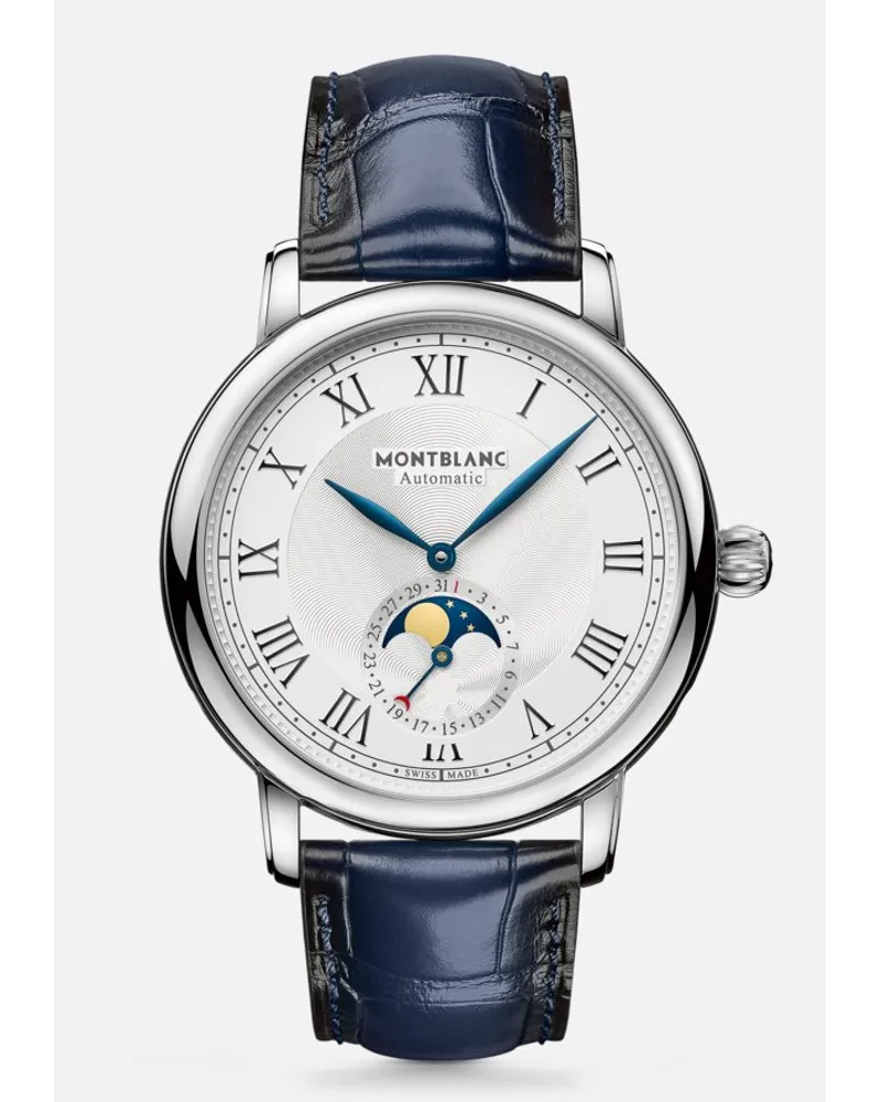 Montblanc Montblanc Star Legacy Moonphase - Orologi Da Polso - Blu Blu