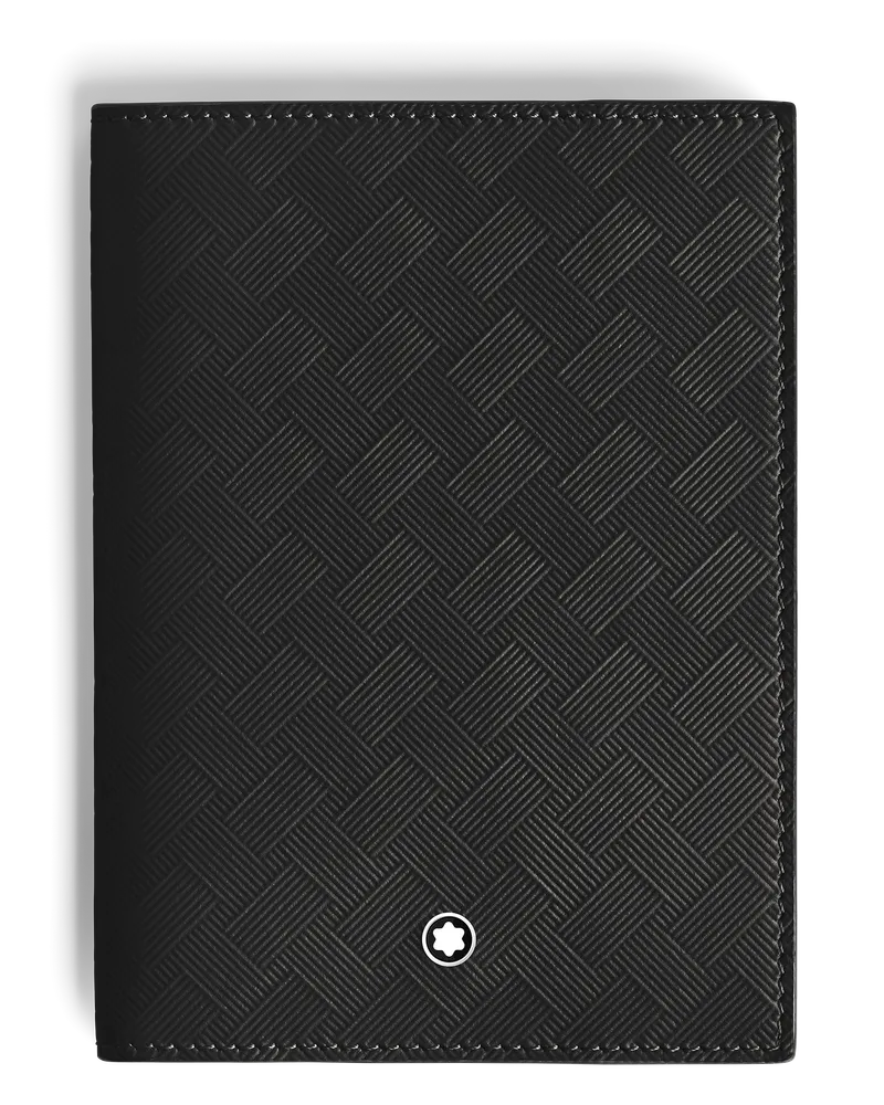 Montblanc Porta Passaporto in Pelle Extreme - Kaki | Nero - Pellame - MB222478 - Custodie Per Passaporto Kaki