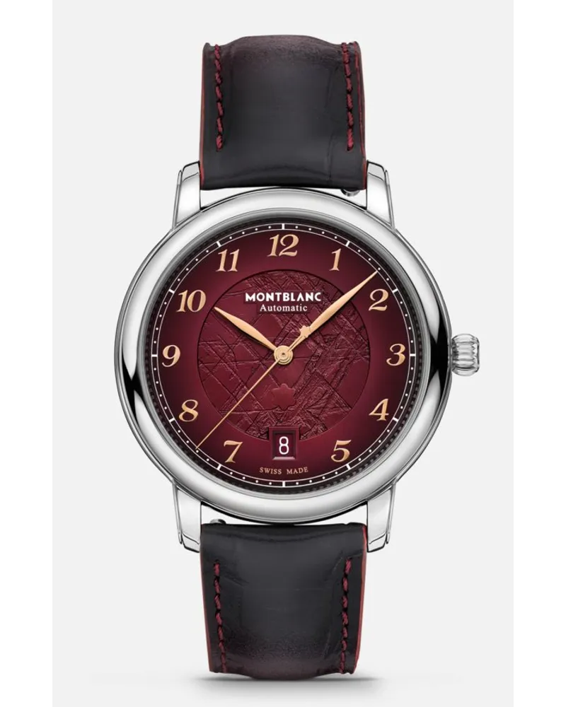 Montblanc Montblanc Star Legacy Automatic 39 Mm Edizione Limitata - 1786 Esemplari - Orologi Da Polso - Rosso Rosso