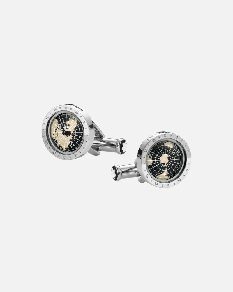 Montblanc Gemelli Montblanc 1858 Geosphere Neri - Gemelli - Argento Argento