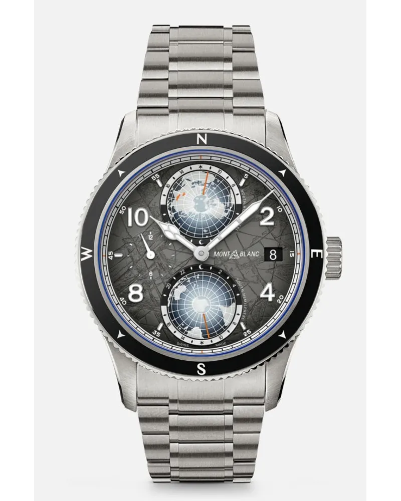 Montblanc Montblanc 1858 Geosphere 0 Oxygen The 8000 - Orologi Da Polso - Grigio Grigio