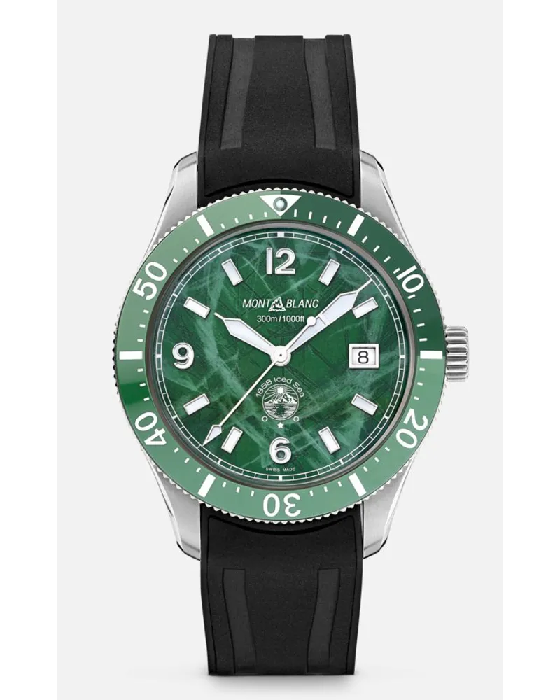 Montblanc Montblanc Iced Sea Automatic Date - Orologi Da Polso - Verde Verde