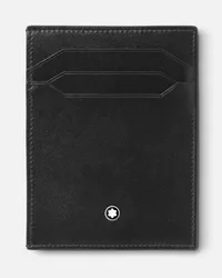 Montblanc Porta Carte 4 Scomparti Meisterstück Con Porta Documento D’identità - Portacarte - Nero Nero