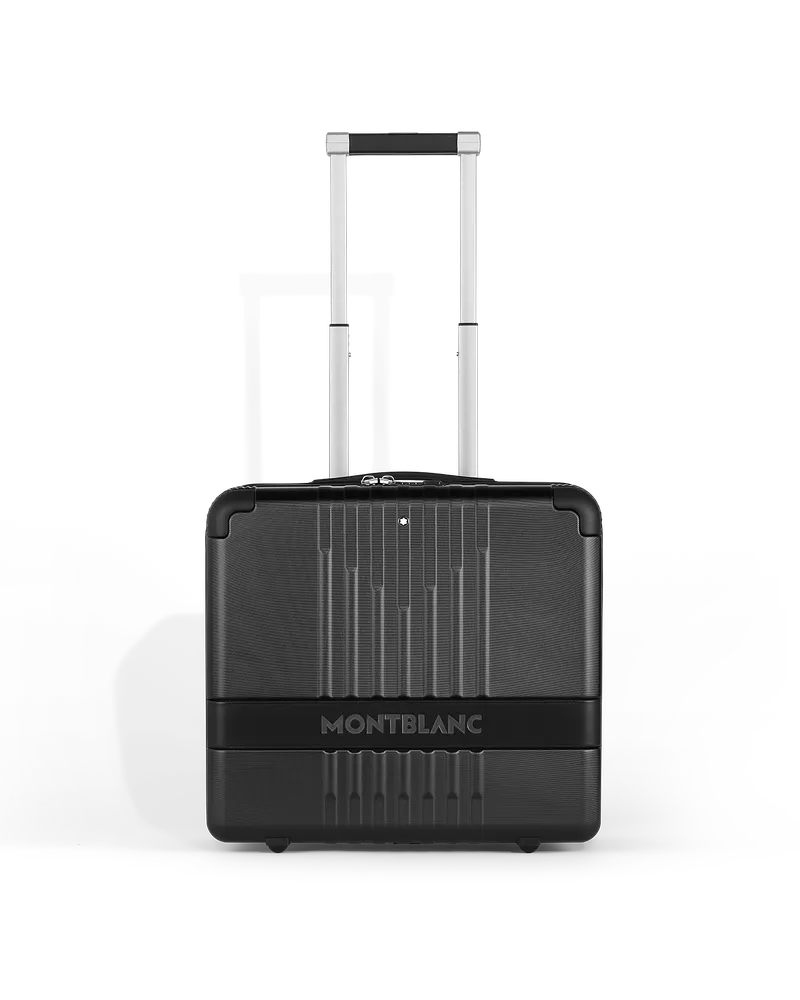 Montblanc Valigia Pilot #MY4810 - Nero - Policarbonato e Pelle - MB223107 - Bagagli A Mano Nero