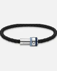 Montblanc Bracciale Montblanc 1858 Ice Sea Blu - Bracciali - Nero Nero