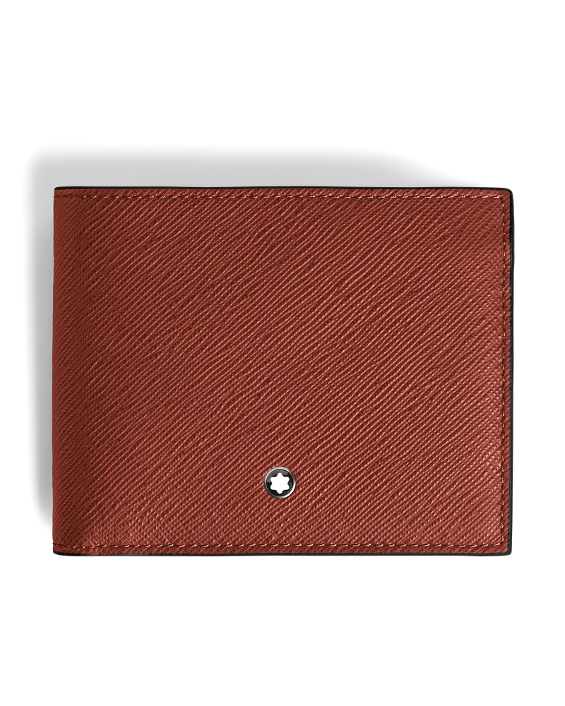 Montblanc Portafoglio 6 Tasche in Pelle Sartorial - Quercia rossa - Pellame - MB223011 - Portafogli Quercia