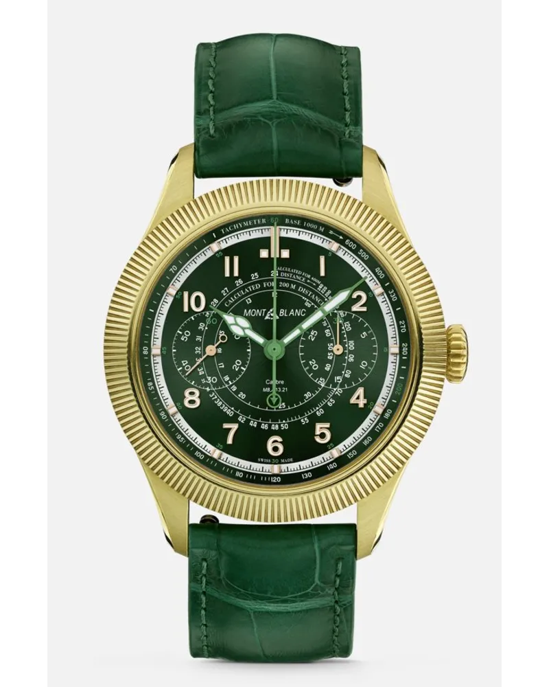 Montblanc Montblanc 1858 The Unveiled Timekeeper Minerva Edizione Limitata - 28 Esemplari - Orologi Da Polso - Verde Verde
