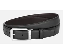 Cintura Reversibile In Pelle Nera/marrone 30 Mm - Cinture - Nero / Marrone