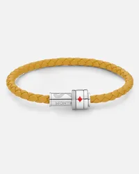 Montblanc Bracciale Meisterstück Omaggio Al Libro “il Giro Del Mondo In 80 Giorni” Asso Di Quadri - Bracciali - Giallo Giallo