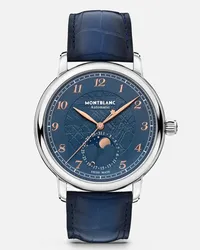 Montblanc Montblanc Star Legacy Moonphase 42 Mm Edizione Limitata - 1786 Esemplari - Orologi Da Polso - Blu Blu