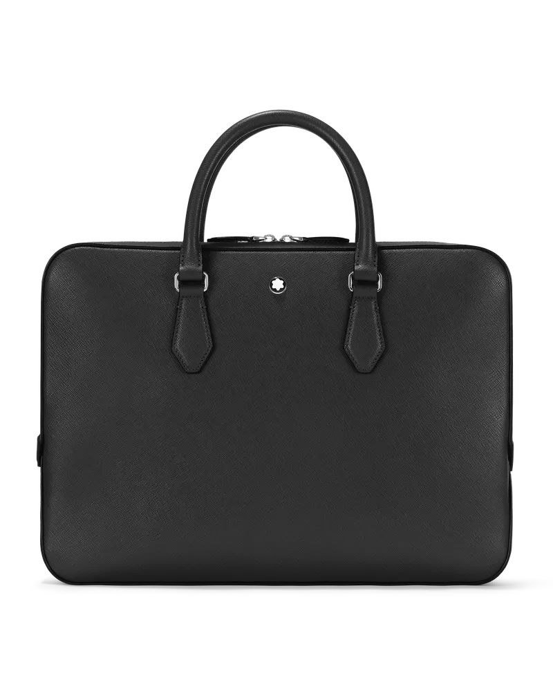 Montblanc Portadocumenti Sottile in Pelle Sartorial - Nero - Pellame - MB130272 - Portadocumenti Nero