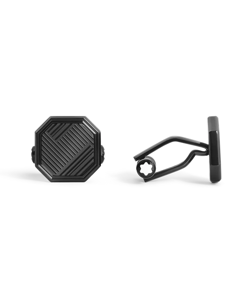 Montblanc Gemelli StarWalker Extreme - Nero - Acciaio pregiato - MB135973 - Gemelli Nero