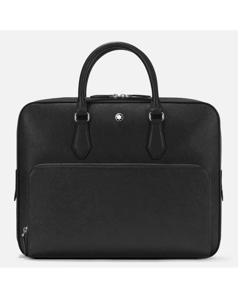 Montblanc Borsa Portadocumenti Media Sartorial Con Tasca - Cartelle - Nero Nero