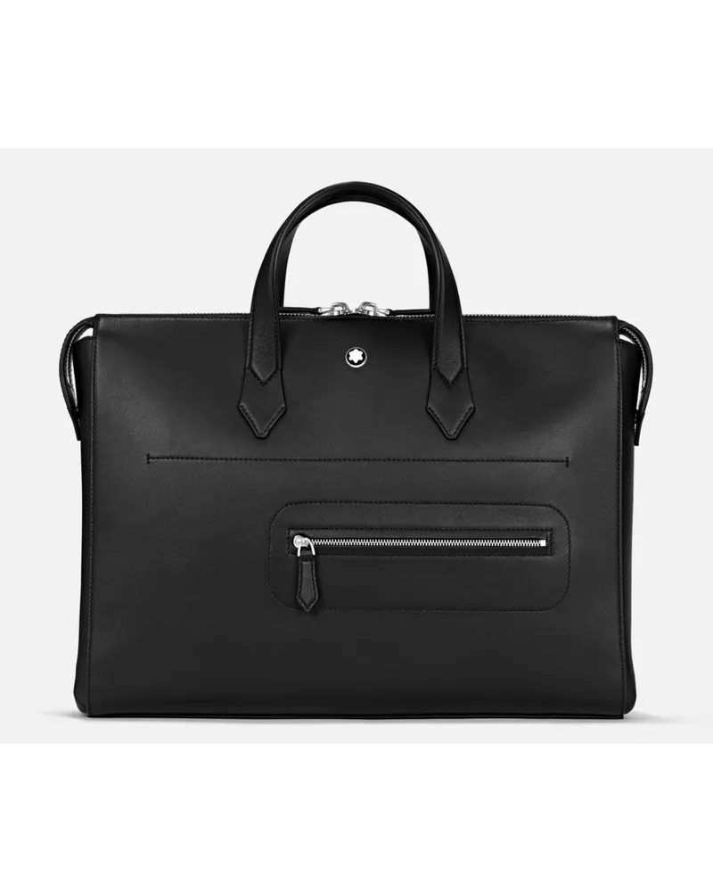 Montblanc Borsa Portadocumenti Sottile Soft - Cartelle - Nero Nero