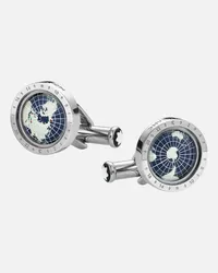 Montblanc Gemelli Montblanc 1858 Geosphere Blu - Gemelli - Argento Argento