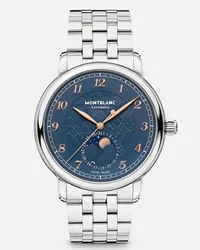 Montblanc Montblanc Star Legacy Moonphase 42 Mm Edizione Limitata - 1786 Esemplari - Orologi Da Polso - Blu Blu