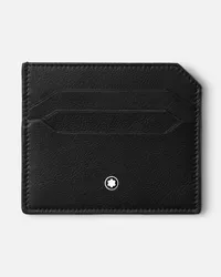 Montblanc Porta Carte 6 Scomparti Soft - Custodie Carte - Nero Nero