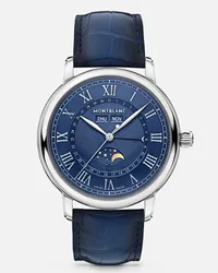 Montblanc Montblanc Star Legacy Full Calendar 42 Mm - Orologi Da Polso - Blu Blu