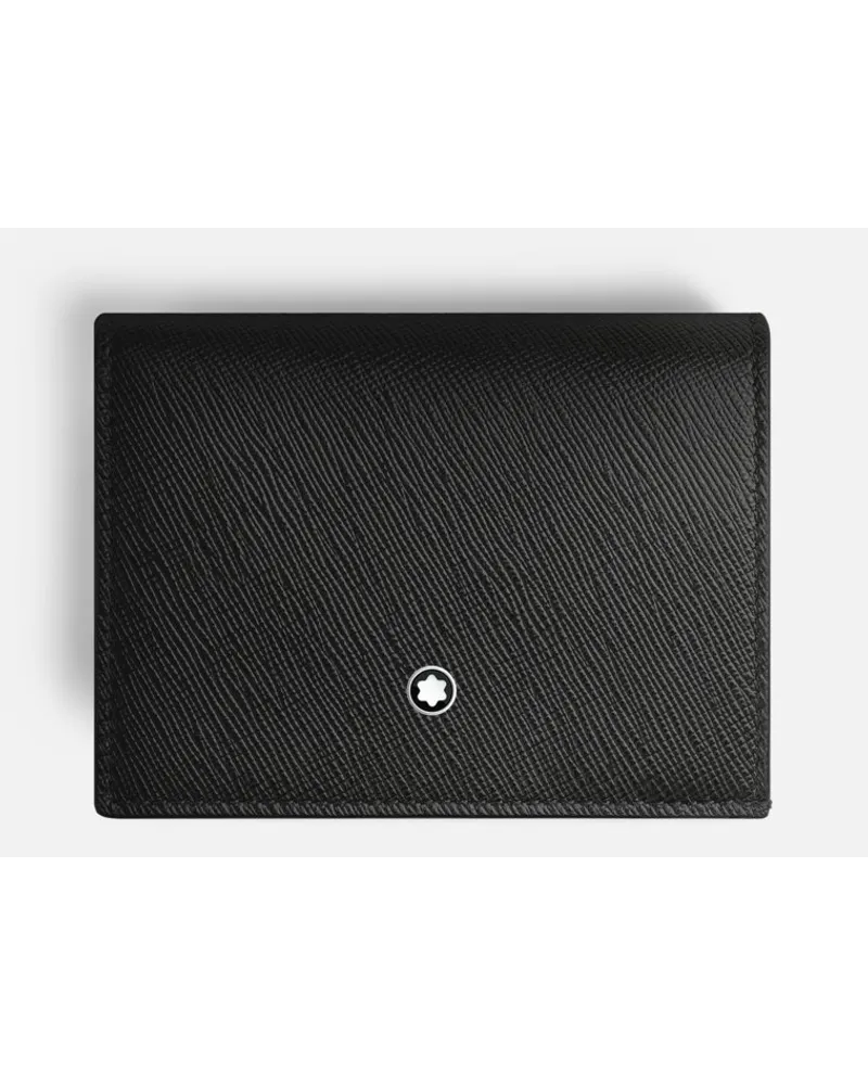 Montblanc Portafoglio Continental Sartorial Nano - Portafogli Compatti - Nero Nero