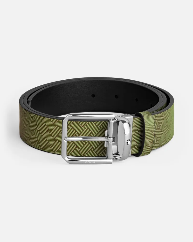 Montblanc Cintura 35 Mm In Pelle Multi Lime - Cinture 