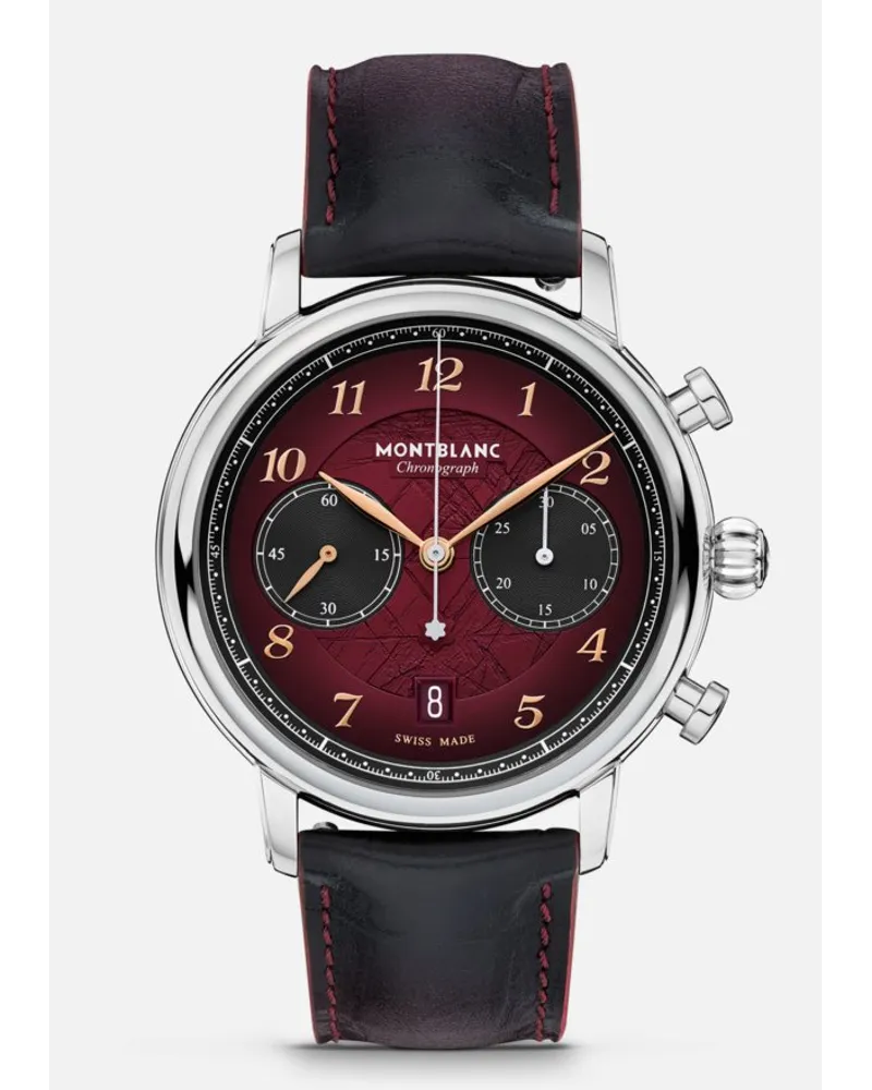 Montblanc Montblanc Star Legacy Chronograph 42 Mm Edizione Limitata - 1786 Esemplari - Orologi Da Polso - Rosso Rosso