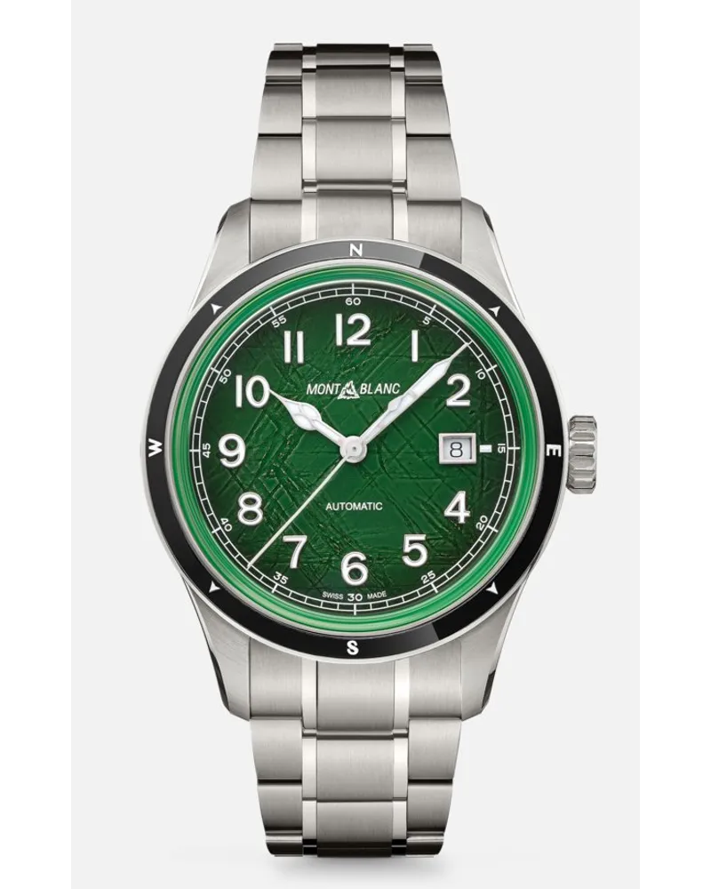 Montblanc Montblanc 1858 Automatic Date 0 Oxygen - Orologi Da Polso - Verde Verde