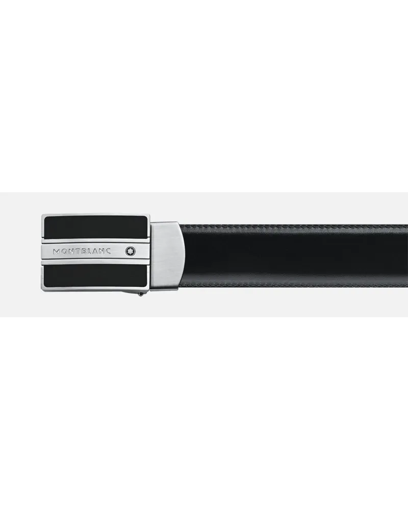 Montblanc Cintura Reversibile In Pelle Nera/marrone 30 Mm - Cinture - Nero / Marrone Nero